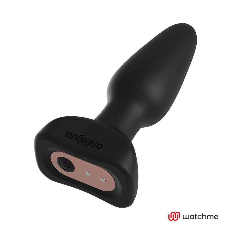 Anbiguo - Plug Anal Vibrant avec Télécommande Noir André