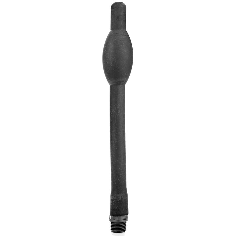 All Black - Embout de douche anal en silicone noir - 27 cm