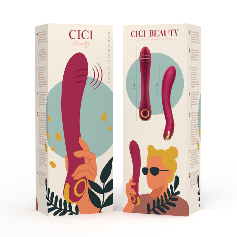 Cici beauty - vibrateur point g en silicone premium