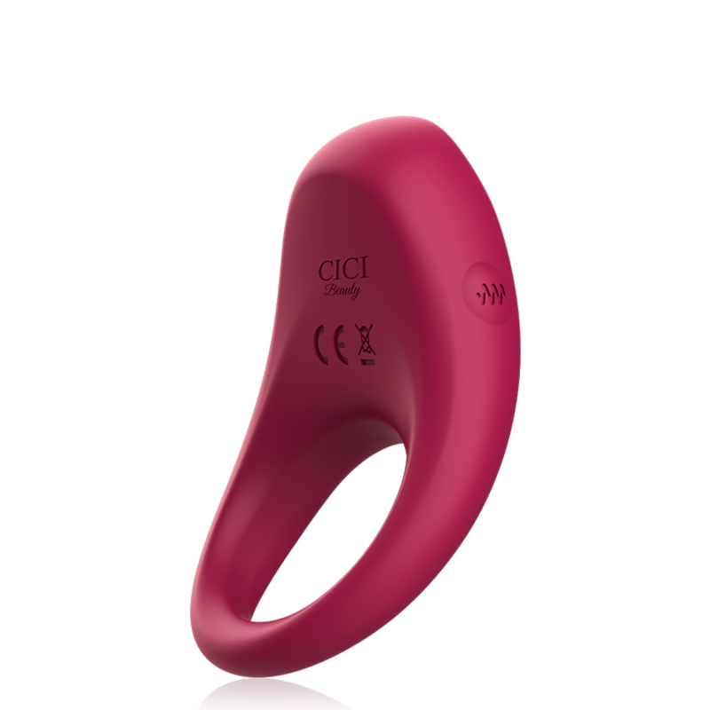 Cici beauty - anneau vibrant en silicone premium