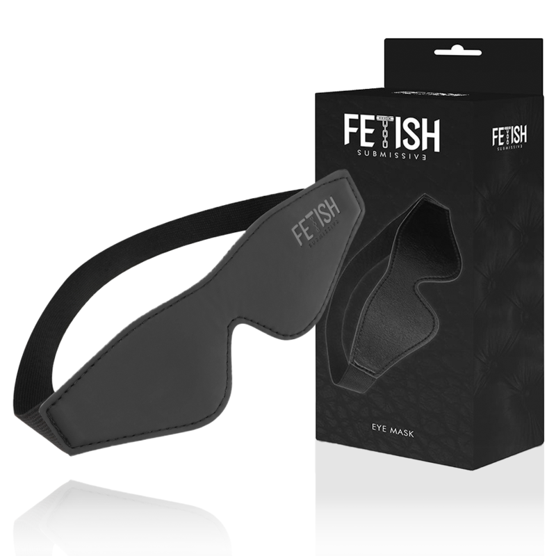 Fetish Submissive - Masque intégral BDSM en Cuir Vegan - Noir