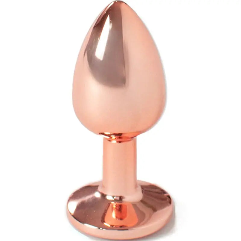 Secret Play – Plug Anal en métal or rose – 7 cm