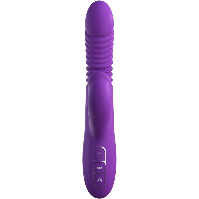 Stimulateur Clitoridien avec Oscillation Thermique et Vibrations Violet - Pipedream