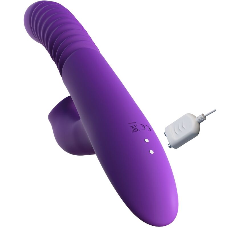 Stimulateur Clitoridien avec Oscillation Thermique et Vibrations Violet - Pipedream