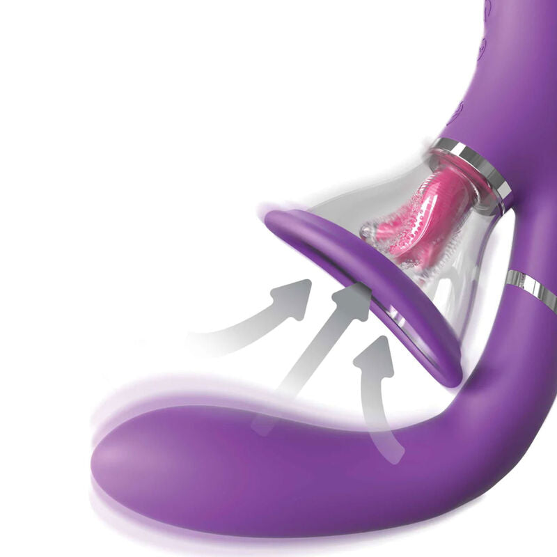 Stimulateur Simultané Point G et Clitoris 4 en 1 - Fantasy For Her