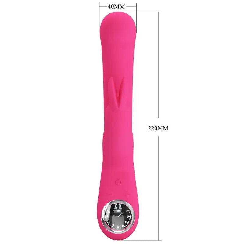 Pretty Love – Vibromasseur Rabbit Étanche et Rechargeable Rose