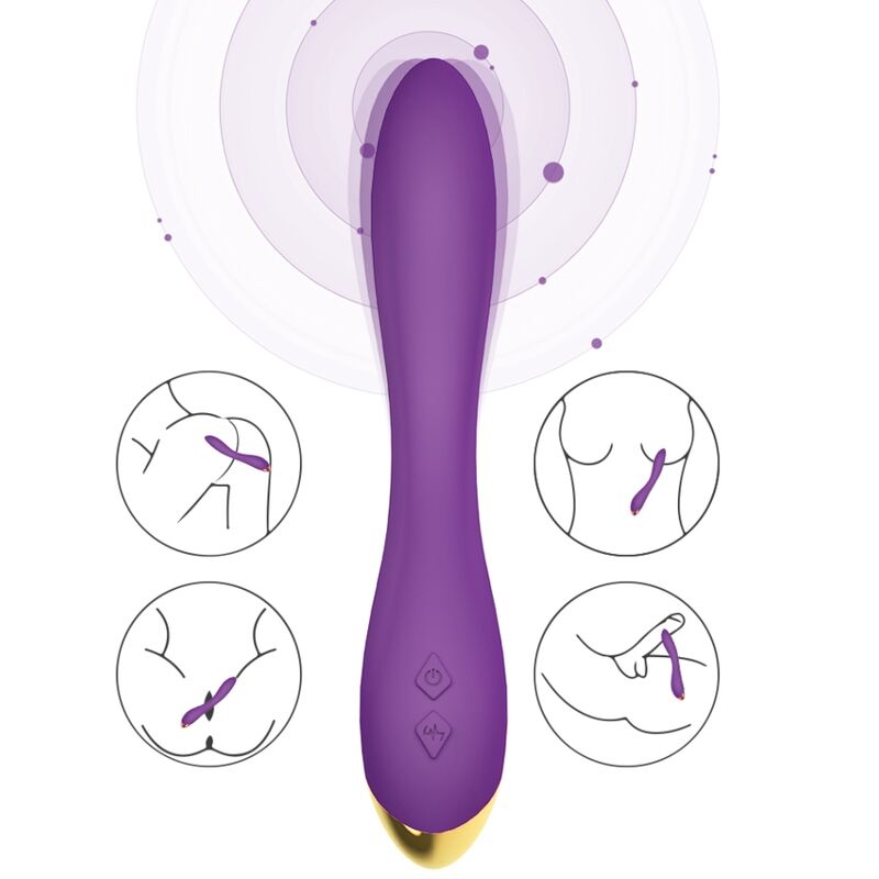 Vibromasseur Flamingo Multiposition Violet - Armony
