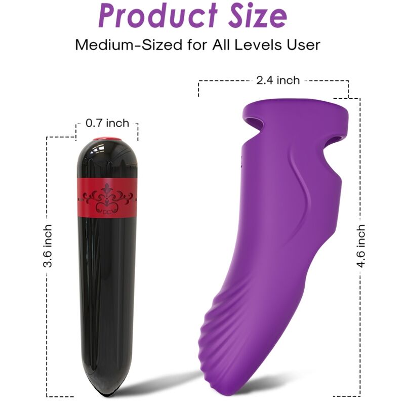 Vibrateur Doigt Aurora Violet - Armony