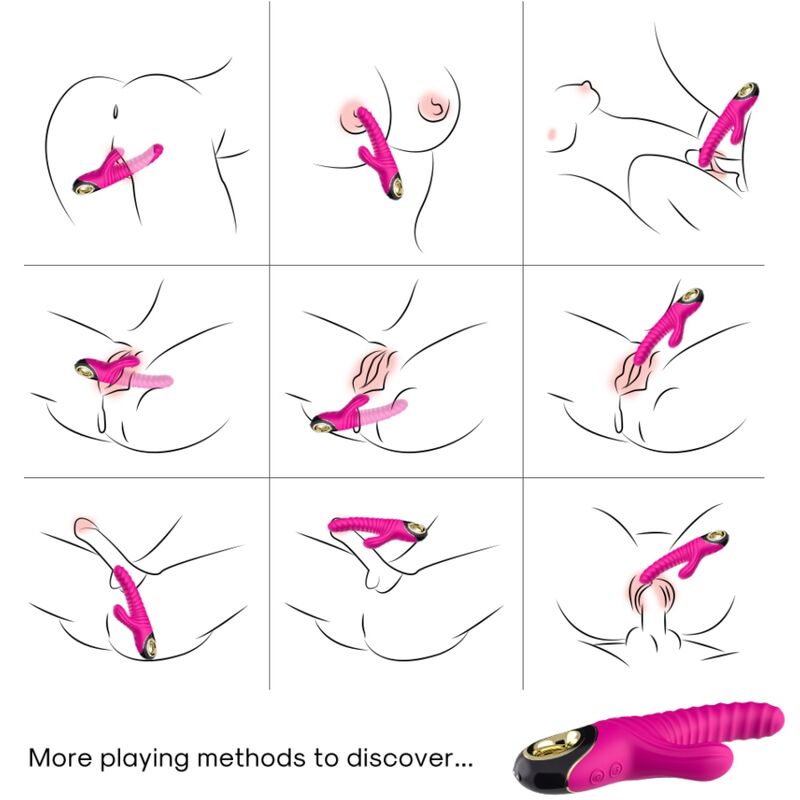 Vibrateur Eternity Silicone Fuchsia - Armony