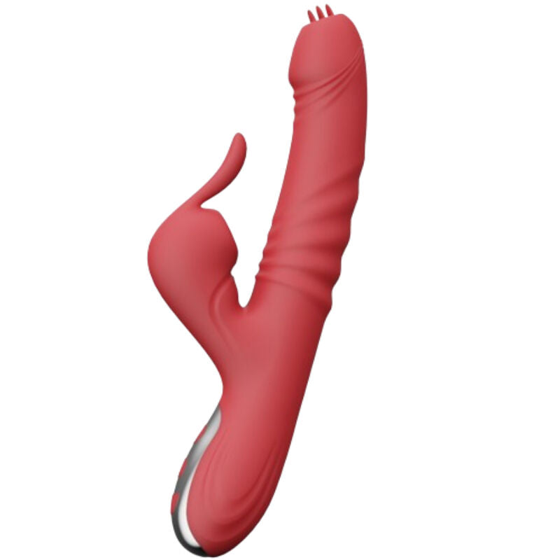 Vibrateur Suck Succion et Langue Stimulante Bourgogne - Armony
