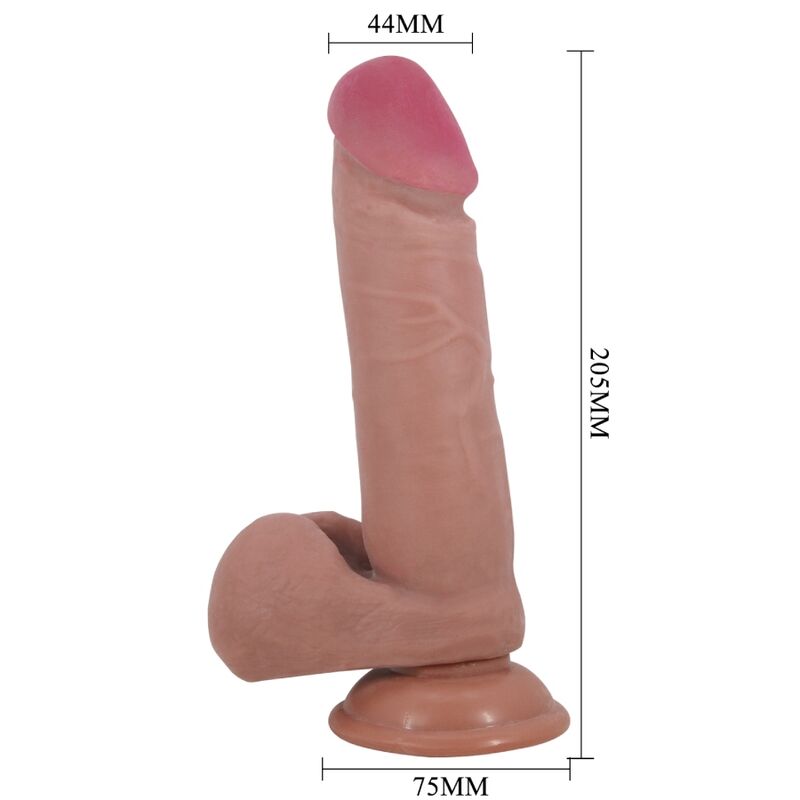 Pretty Love - Gode Ultraréaliste XL à Ventouse Chair - 20,5 cm