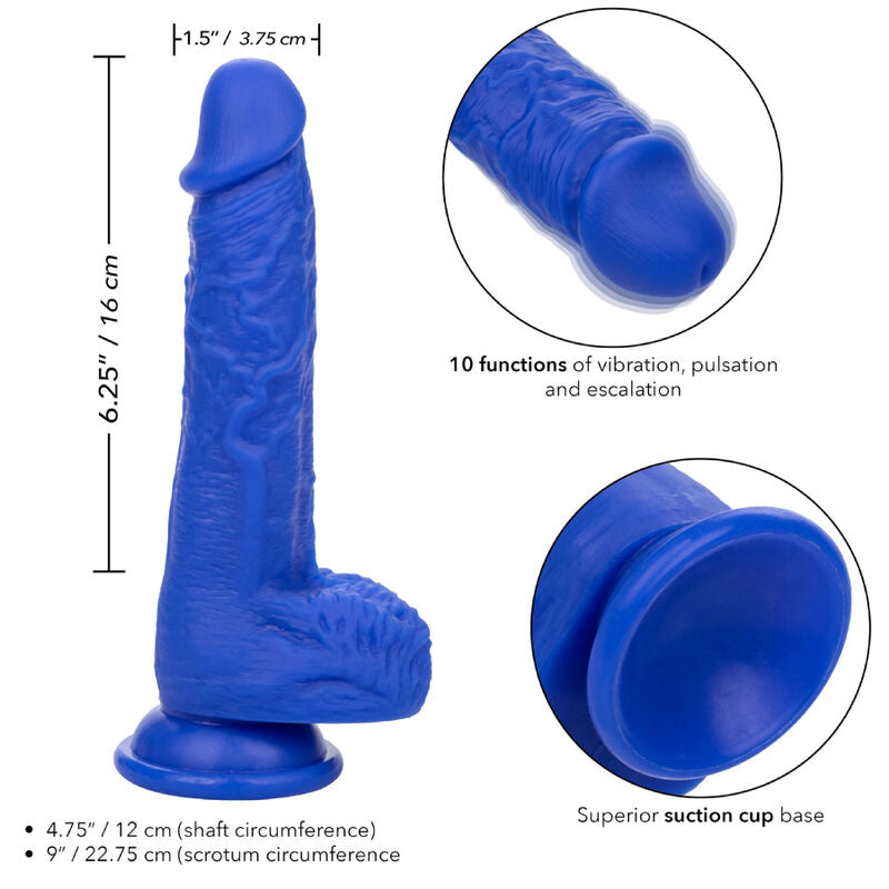 Gode Vibrant Réaliste Admiral Sailor Bleu - Calexotics