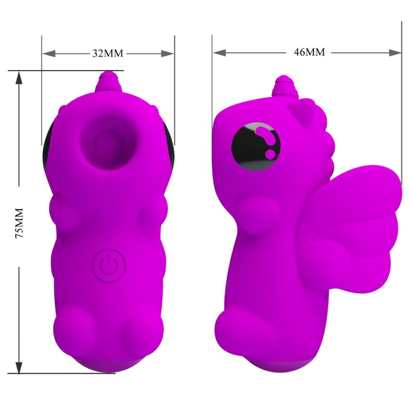 Stimolatore clitorideo Magic Unicorn Viola - Pretty Love