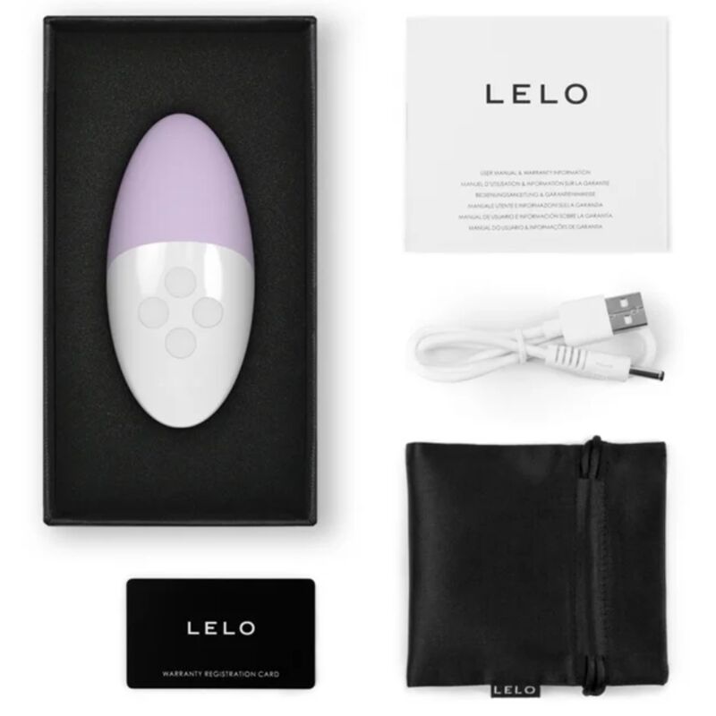 LELO – Galet Vibrant pour la Stimulation du Clitoris SIRI 3 – Lavande