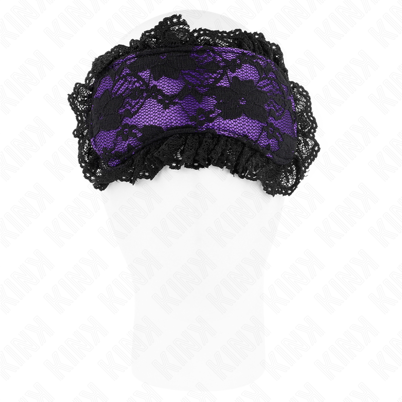 Kink - Masque bondage en dentelle - Noir