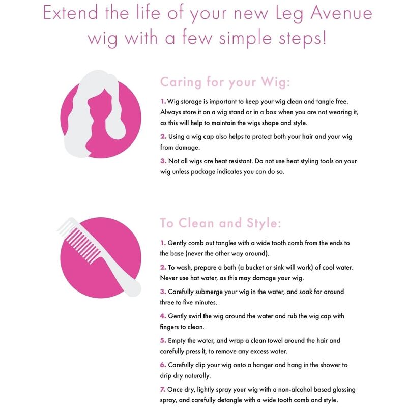 Perruque Bob Fluorescente Vert Fluo - Leg Avenue