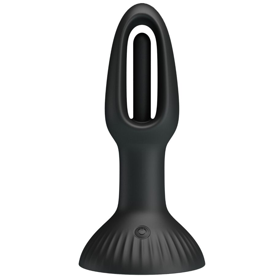 Plug Anal Vibrant Langue Hubert Noir - Pretty Love