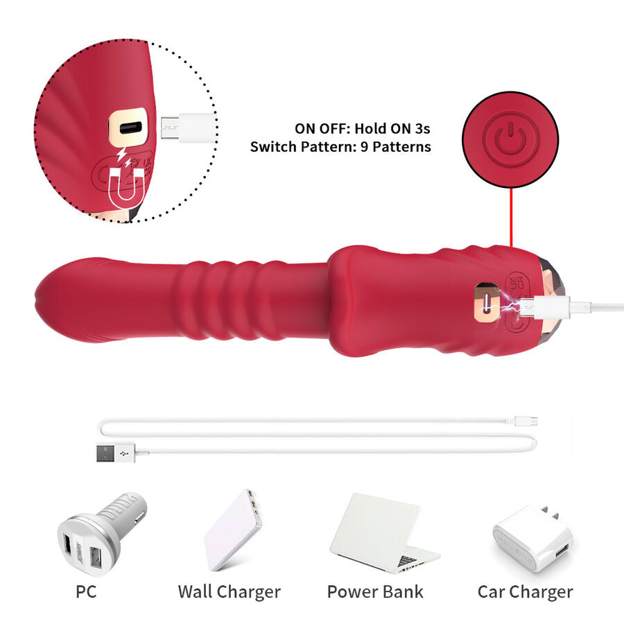 Vibromasseur Point A Armony Stimulant Rouge - Armony