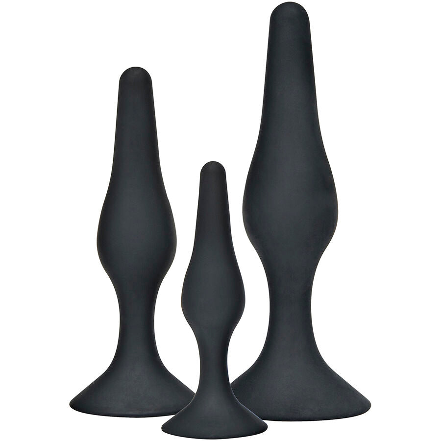 TOYJOY - Plug anal CURVY COMPANIONS 3 pièces Noir