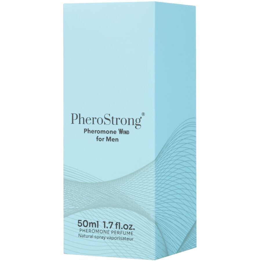 PheroStrong - Parfum aux Phéromones pour Hommes Wind - 50 ml