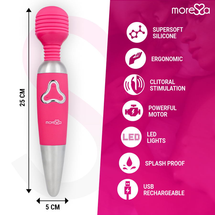 Moressa - odilon rechargeable en silicone premium