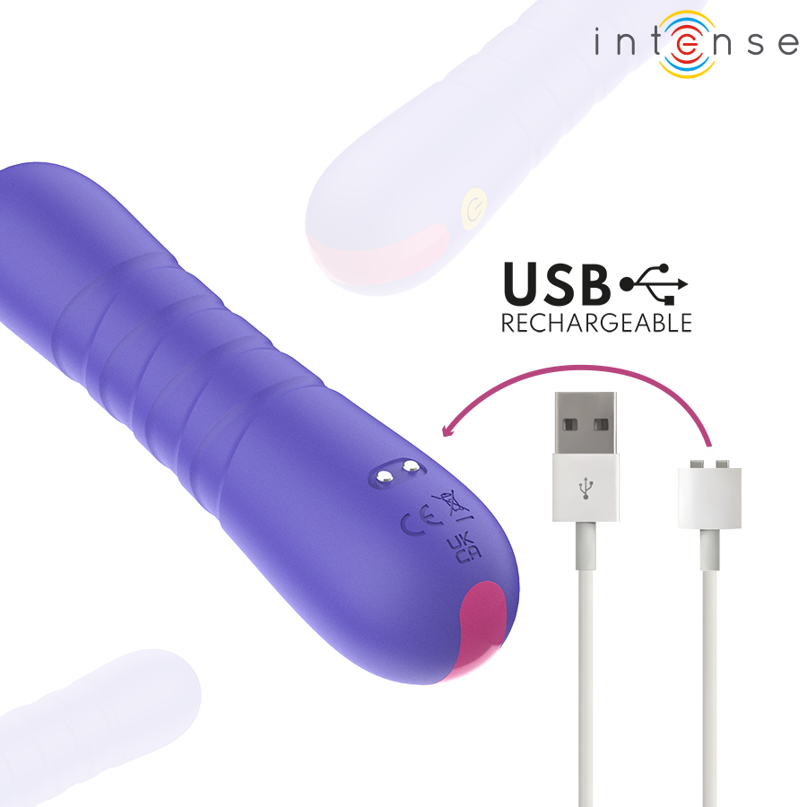 Vibromasseur à Poussée Verticale Stella - Intense