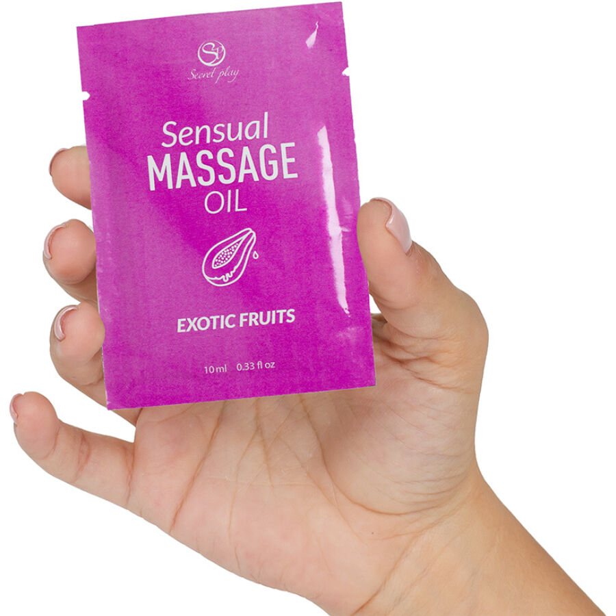 Secret Play - Huile de Massage Fruits Exotiques monodose - 10 ml