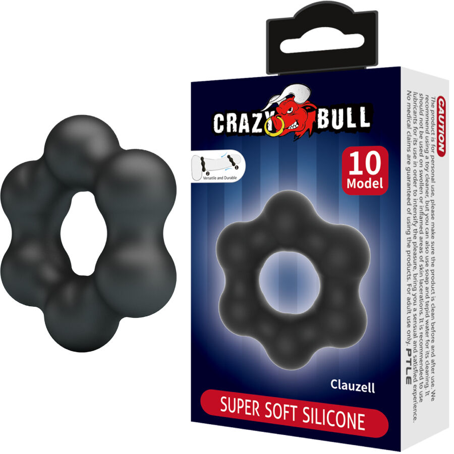 Anneau Pénien Silicone Clauzell Modèle 10 - Crazy Bull