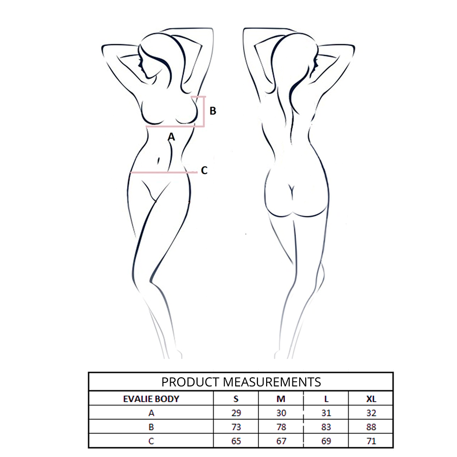 Body Sensuel Evalie Blanc S/M - Passion