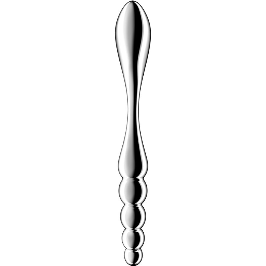 Godemiché Double Star Force 1 Acier Inoxydable - Satisfyer