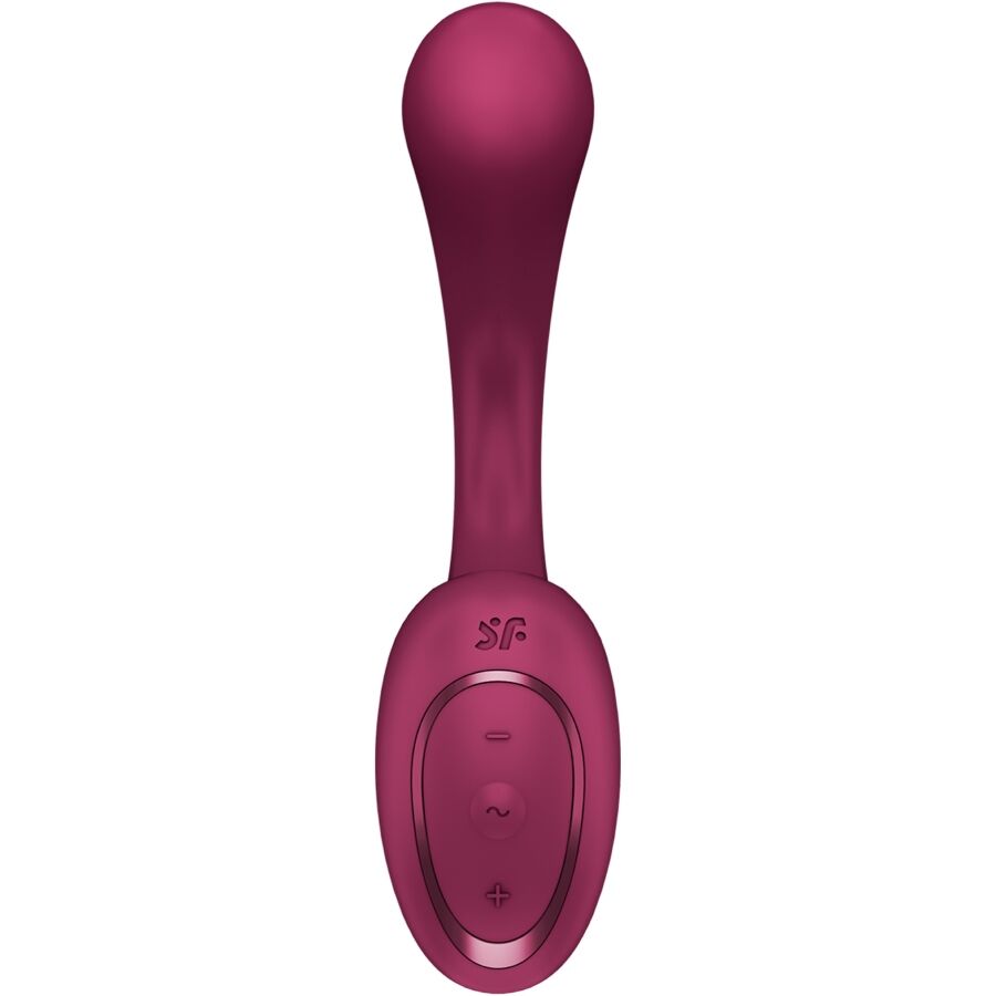 Vibromasseur Lapin G for Goddess 2 Bordeaux - Satisfyer