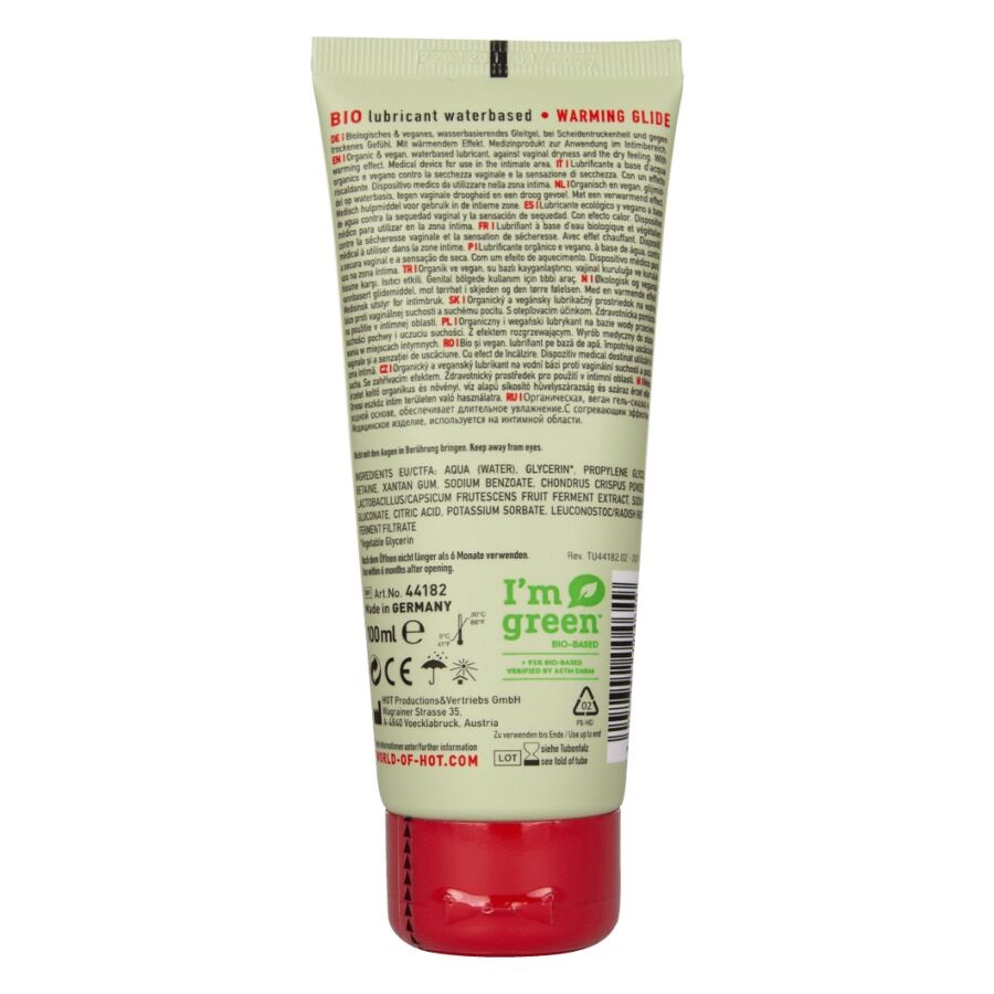 Lubrifiant Chauffant Bio Hot 100ml - HOT