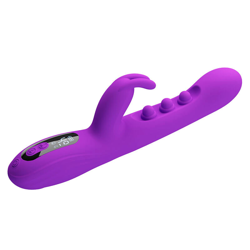 Vibromasseur Lapin Sabien Double Stimulation avec LED - Pretty Love