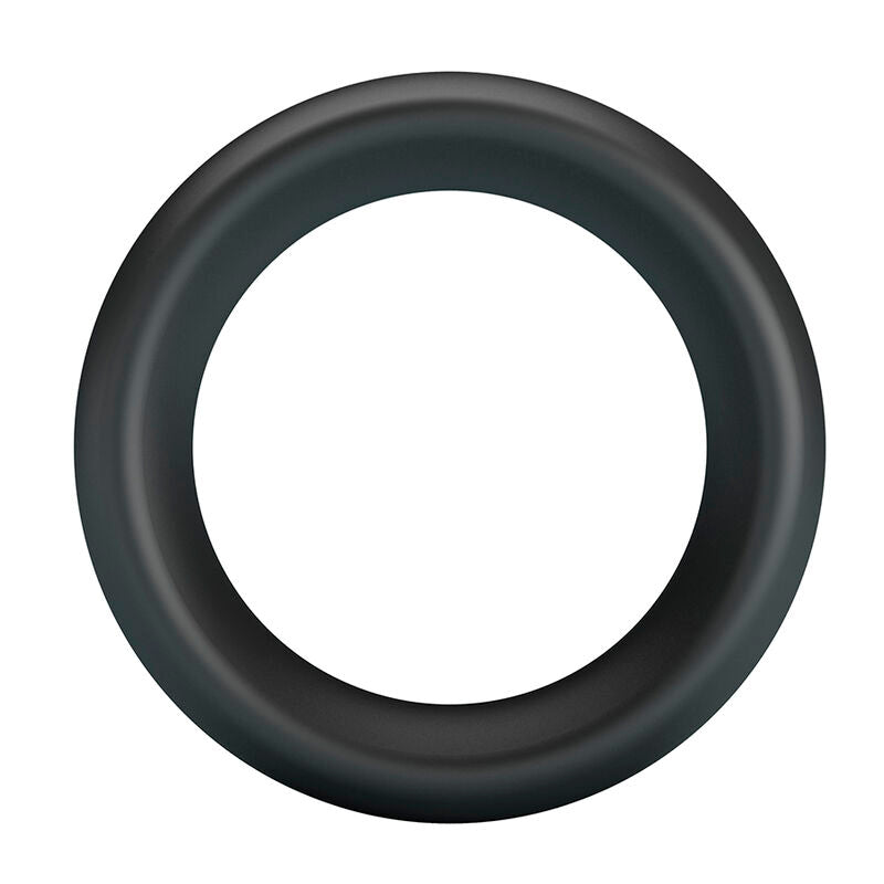 Anneau Pénien Elio en Silicone Noir - Crazy Bull