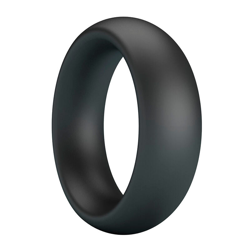 Anneau Pénien Elio en Silicone Noir - Crazy Bull