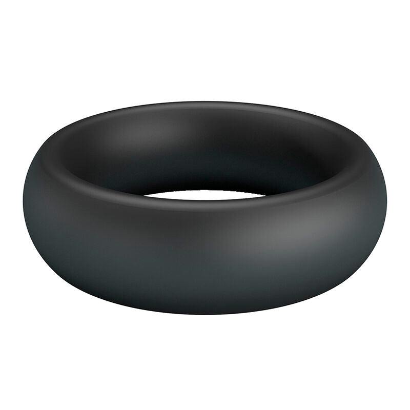Anneau Pénien Elio en Silicone Noir - Crazy Bull