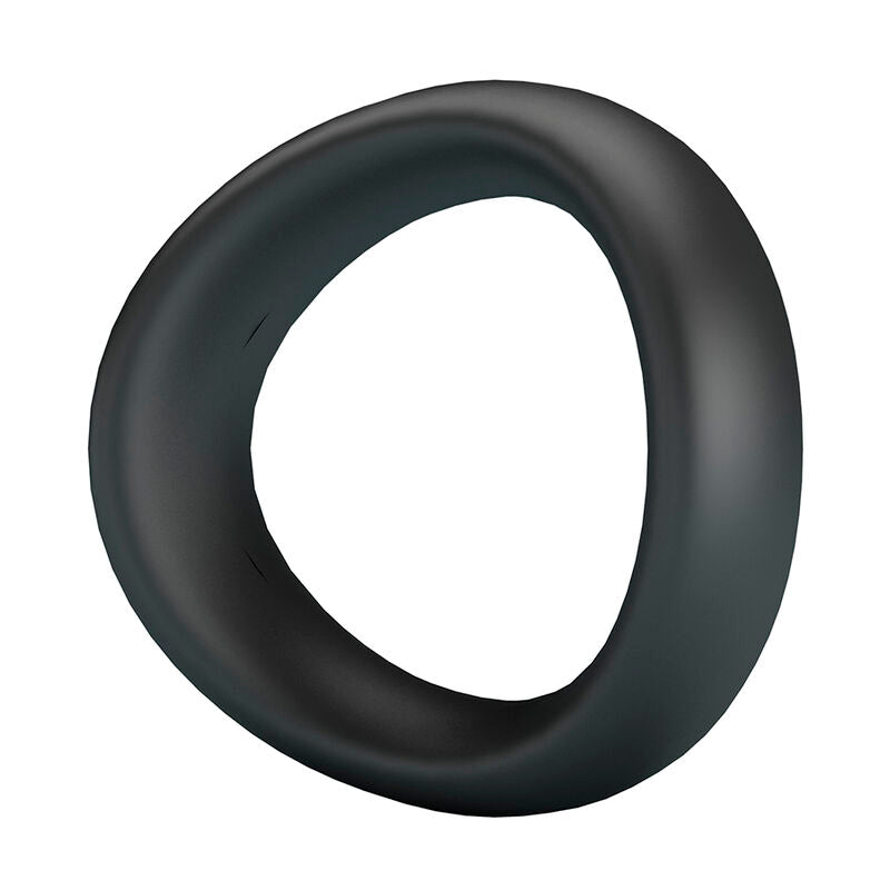 Anneau Pénien Ergonomique Valen en Silicone Noir - Crazy Bull