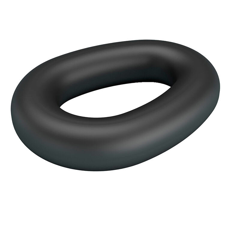 Anneau Pénien Vesper en Silicone Ultra Doux Noir - Crazy Bull