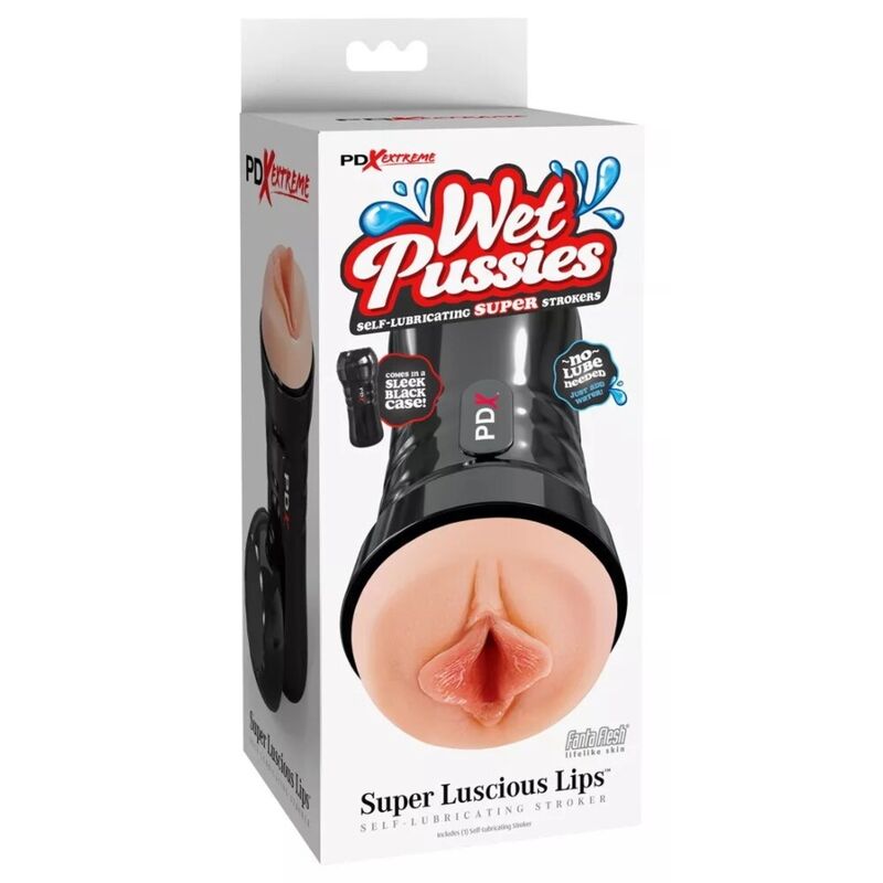 Masturbateur Réaliste Autolubrifiant Lèvres 16,5 cm - PDX Extreme