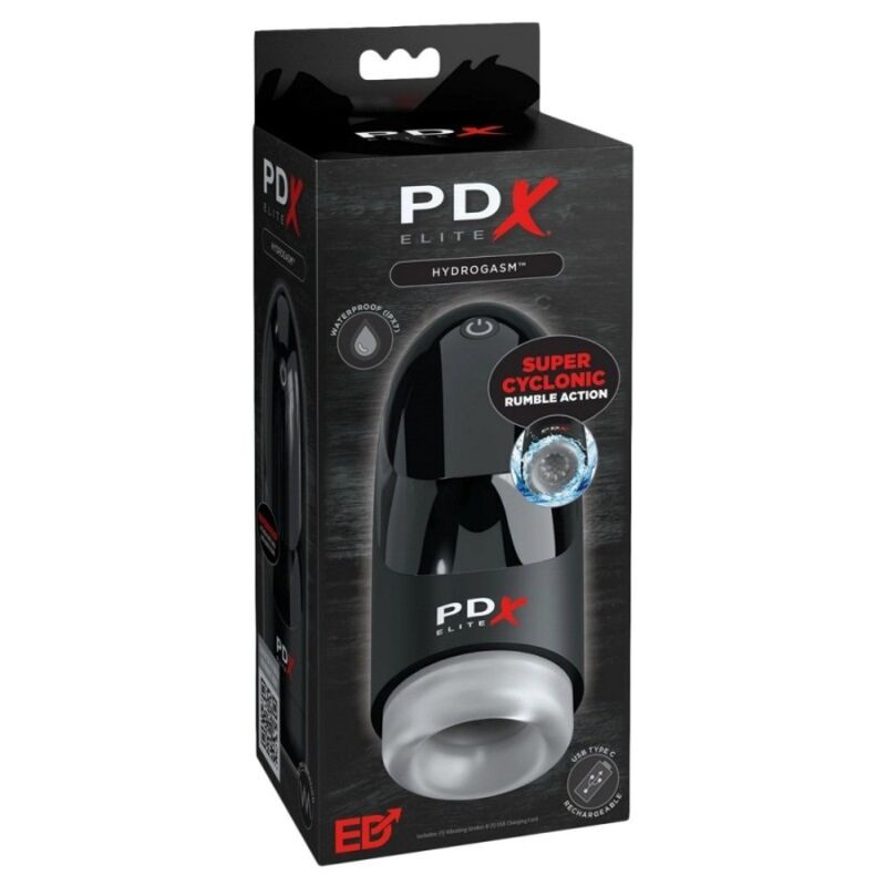 Masturbateur Vibrant Cyclone Hydrogasm 20 cm - PDX Elite