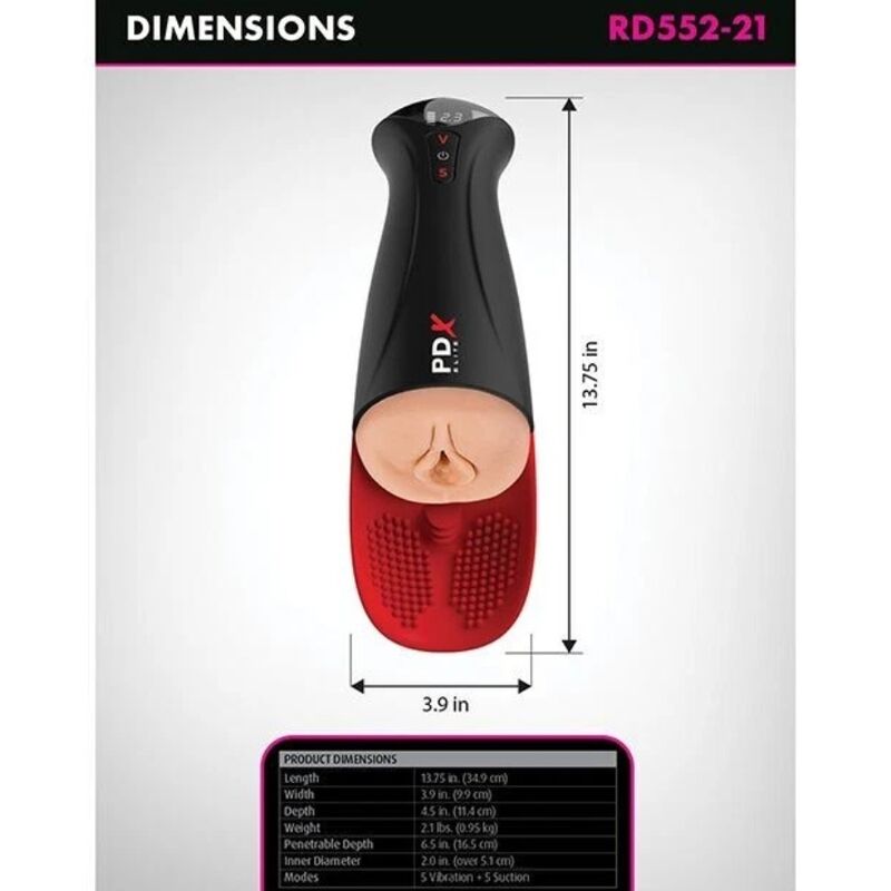 Fuck-O-Matic Pro XL Masturbateur Automatique 42 cm - PDX Elite