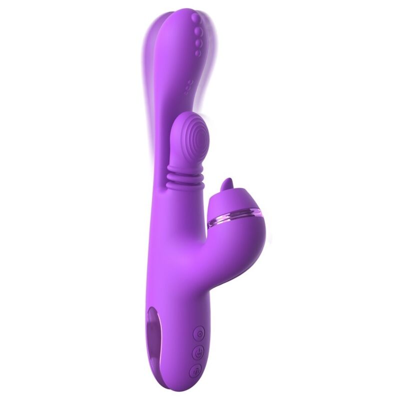 Vibromasseur Lapin Pulse Pro Vibe Violet 24,1 cm - Fantasy For Her