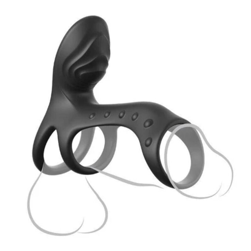 Anneau Pénien Vibrant Ultimate Couples Cage Pro 19,5 cm - Fantasy C-Ringz