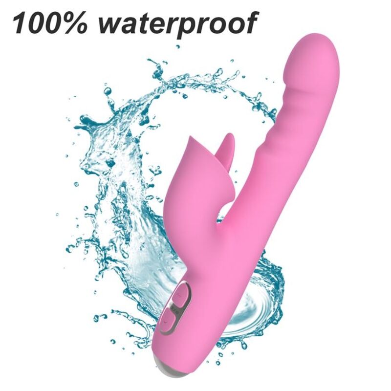 Vibromasseur Lapin Magic Stick Rechargeable Rose - Nalone