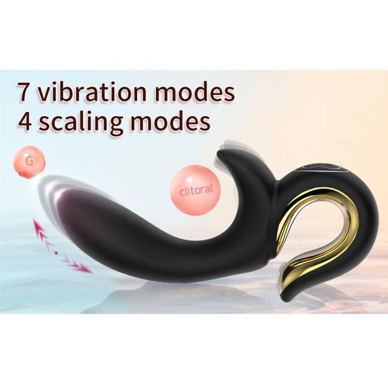 Vibromasseur Lapin Magic Stick Rose Rechargeable - Nalone