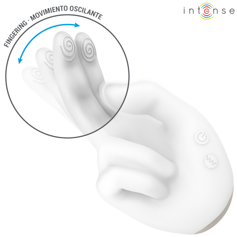 Stimulateur Jimmy en Forme de Main avec Chaleur et Vibration - Intense