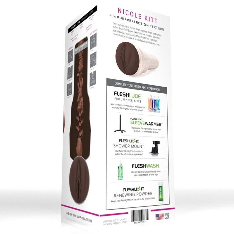 Masturbateur Vagin Réaliste Nicole Kitt Purrrrrfection - Fleshlight Girls