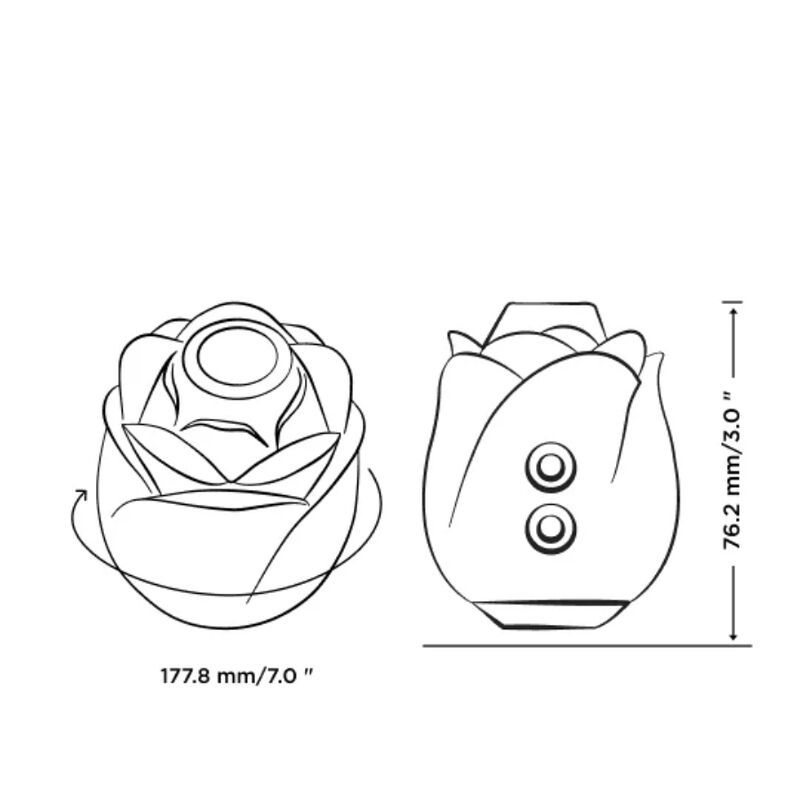 Stimulateur Clitoridien Rose 2.0 Pleasure Air Rose - ROMP