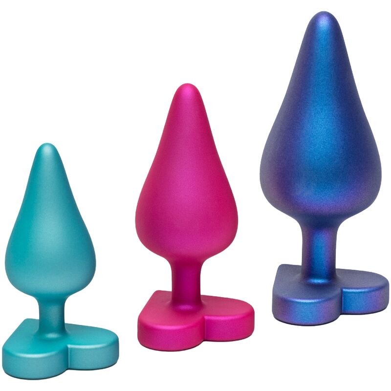 Kit Anal Luster Tailles S/M/L Base Cœur - ROMP