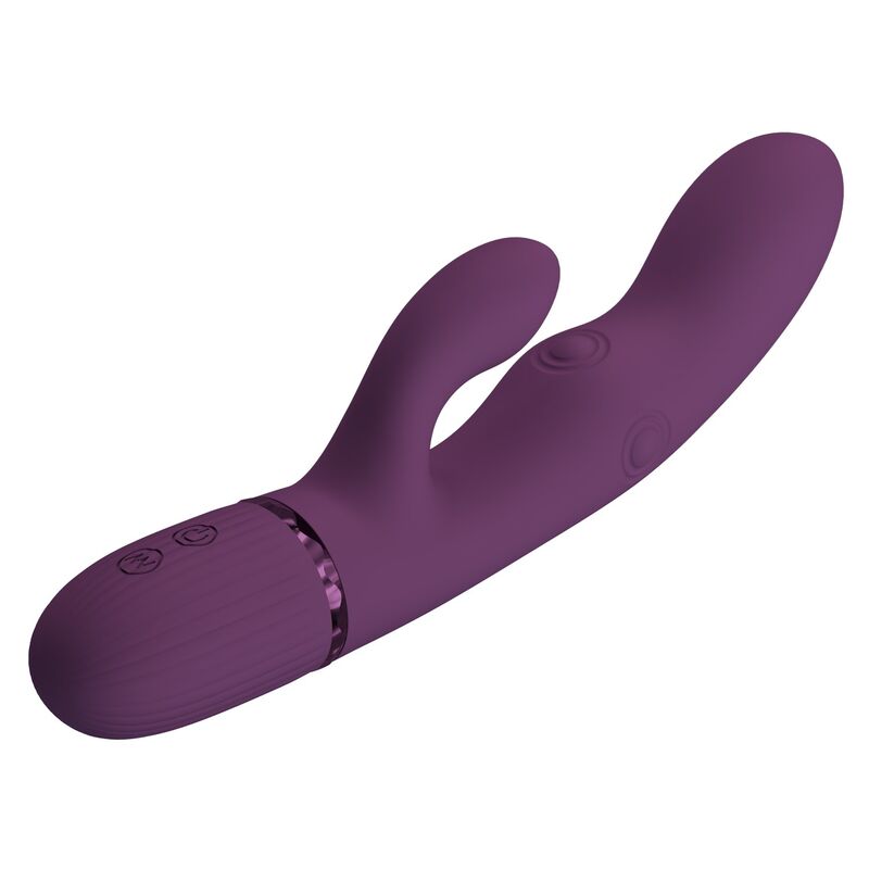 Vibromasseur Lapin Zach Rechargeable 5+5 Fonctions - Pretty Love